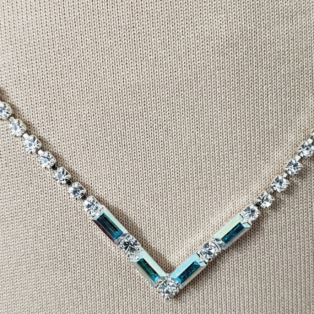 ❤5 for $25❤ Rhinestone Crystal Diamond Necklace - Picture 1 of 2